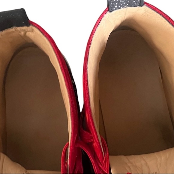 Christian Louboutin Black/Loubi Version Louis Orlato Vs Flat Trico Shoes - Picture 4 of 5